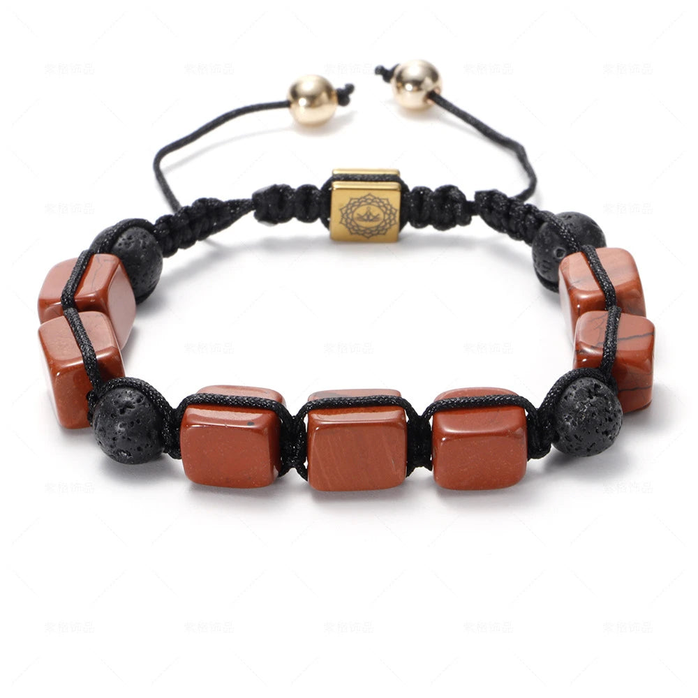 FBA Natural Stone Agate Crystal Healing Bracelet | Meditation Jewelry
