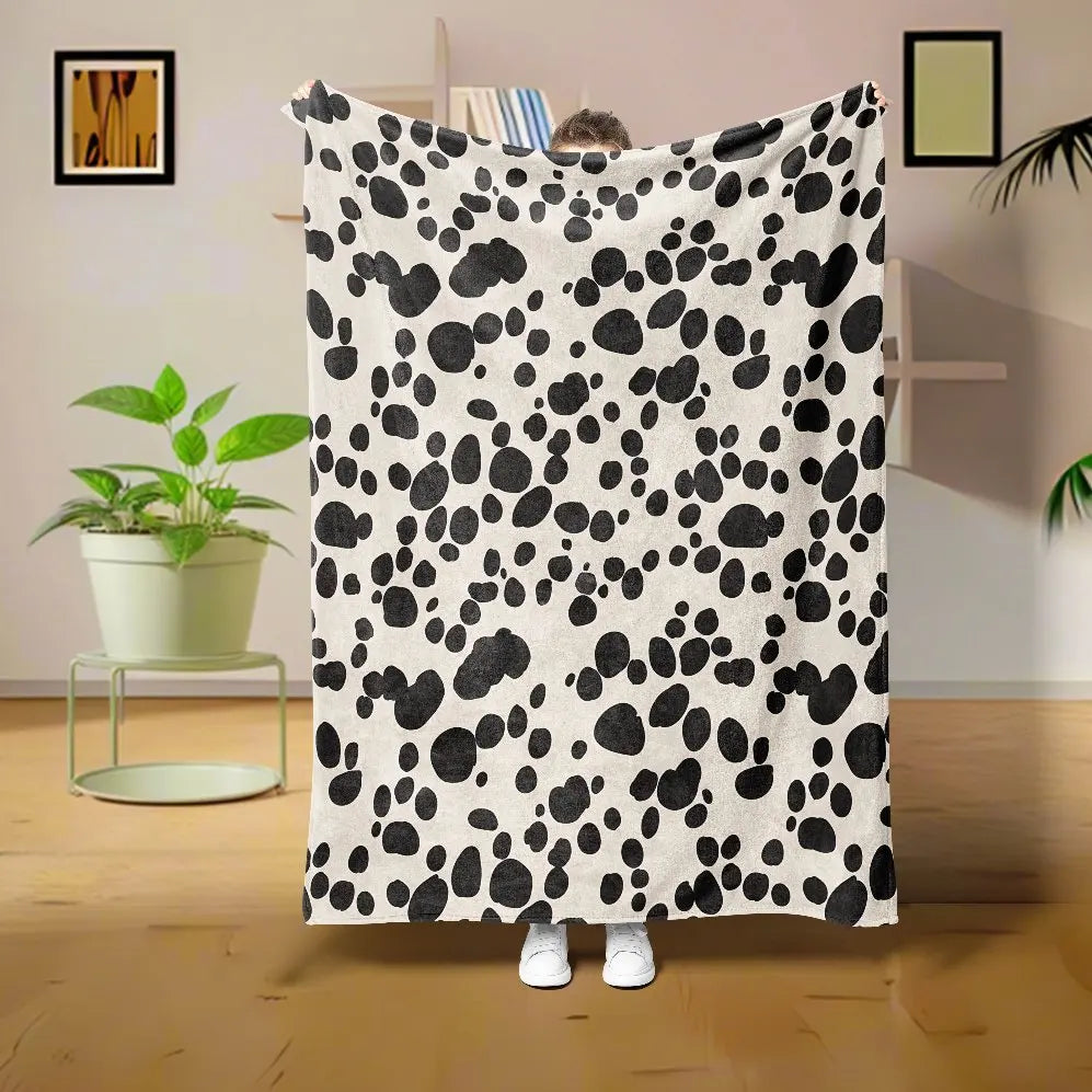 Cow & Cheetah Print Flannel Blanket – 3 Colors | FBA Vibes