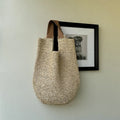 Handmade Woven Bohemian Beach Bag for Women – Large Capacity Straw Vacation Shopper Tote