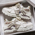Men's Running Shoes 2025 New Summer Original Design Versatile Casual Thick Bottom Heightening Dad Trendy Sneakers PU Mesh Lin...