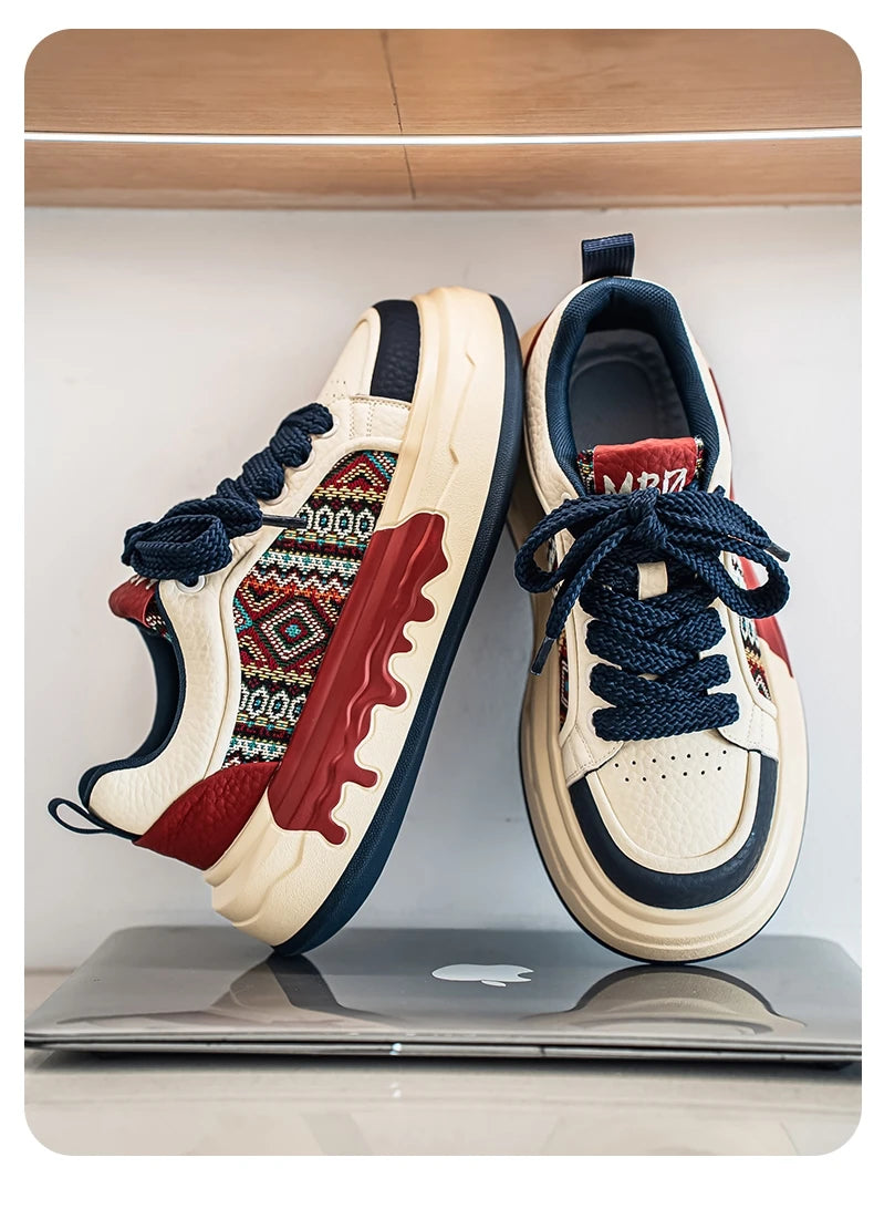 FBA Men's Casual Canvas Anti-Slip Sneakers | Lightweight Breathable Sports Shoes
