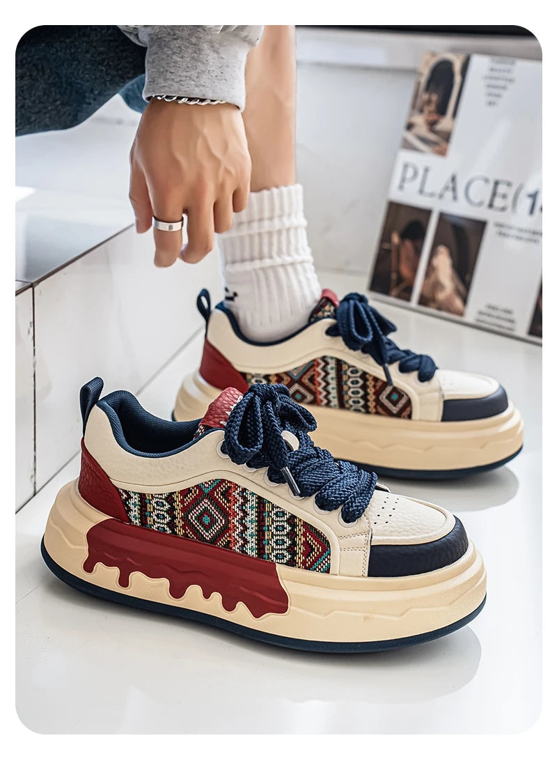 FBA Men's Casual Canvas Anti-Slip Sneakers | Lightweight Breathable Sports Shoes