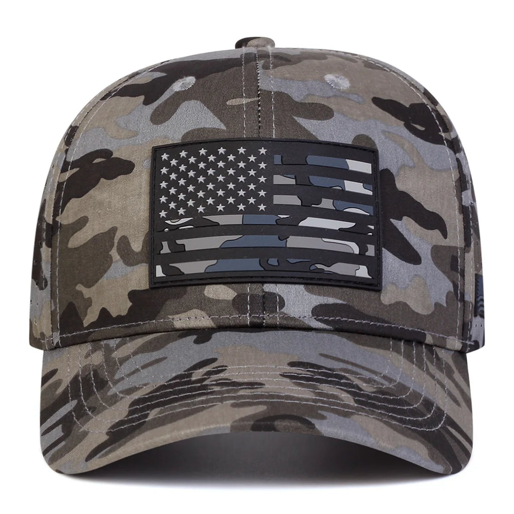 FBA American Flag Patch Breathable Baseball Cap | Outdoor Sports Hat