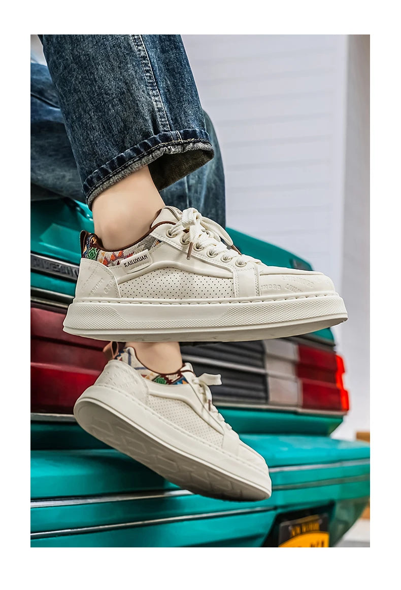 FBA Men's Breathable Thick Bottom Anti-Slip Sneakers | Lightweight Casual Shoes