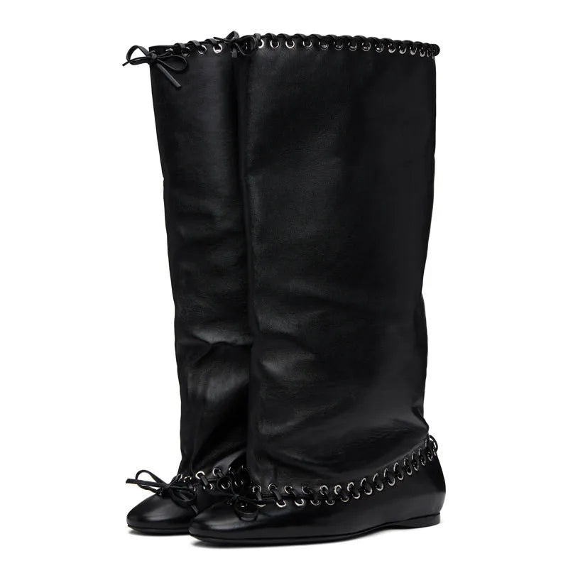 Women's Rhinestone Butterfly Pointed Toe Slip-On Mid-Calf Boot | FBA Vibes