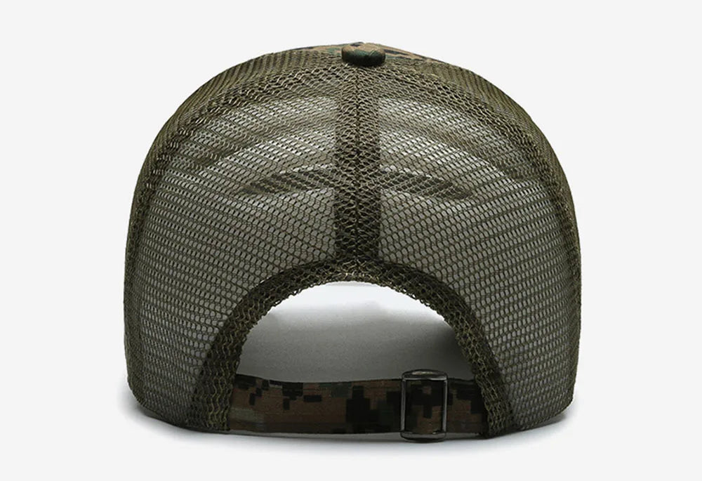 FBA Men's American Flag Camo Baseball Cap | Outdoor Tactical Hat