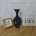 3D Printed Abstract Twisted Vase | Retro Nordic Minimalist Flower Arrangement Decor