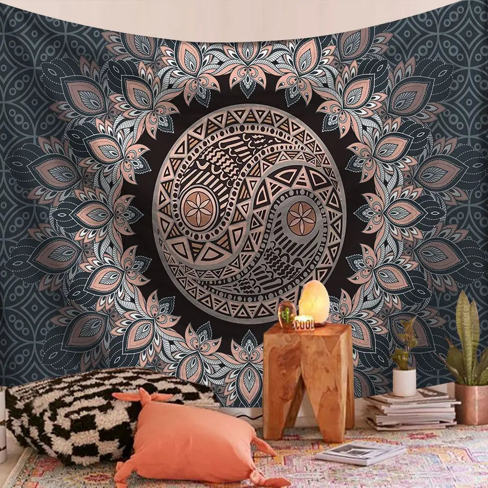 Indian Mandala Print Tapestry Blanket – 24 Designs | FBA Vibes