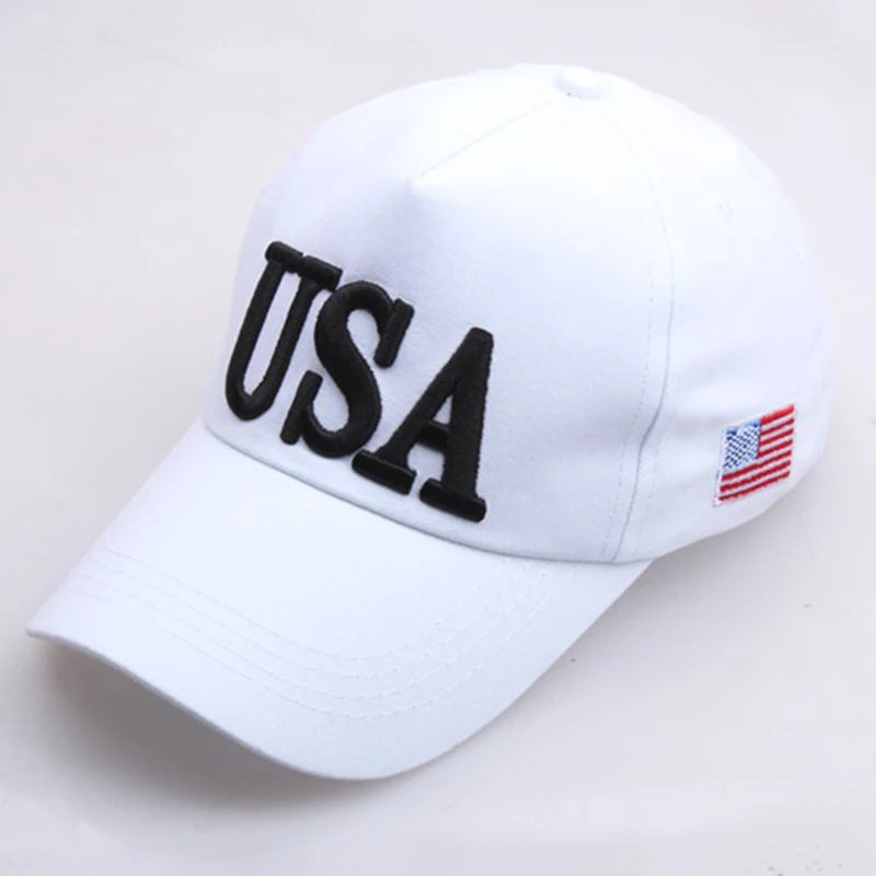 FBA USA Flag Embroidered Baseball Cap | Unisex Outdoor Sports Hat
