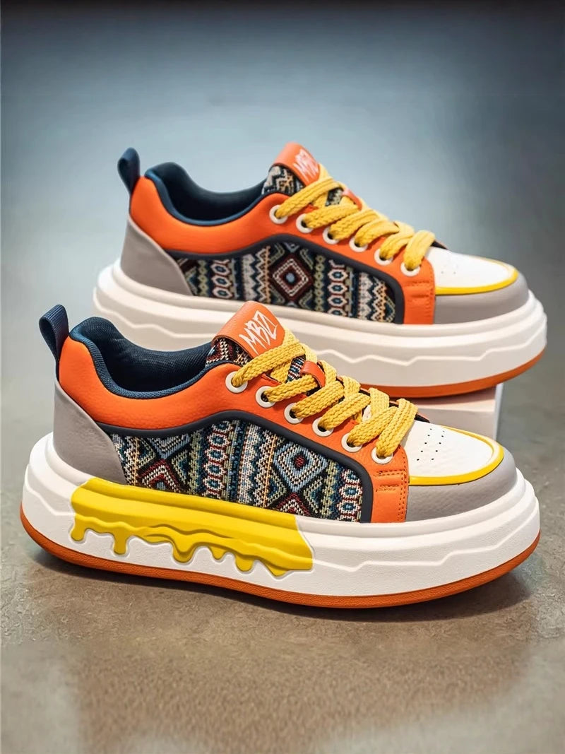 FBA Men's Casual Canvas Anti-Slip Sneakers | Lightweight Breathable Sports Shoes