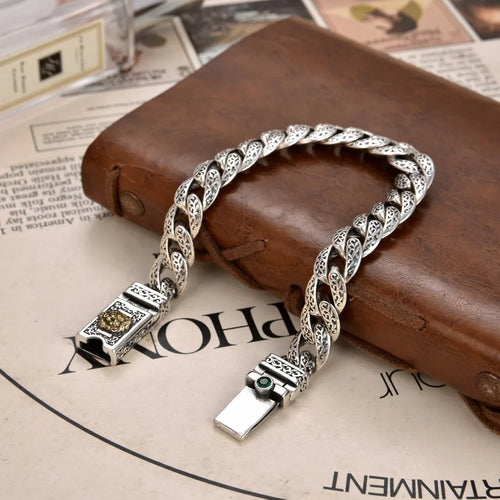 FBA Arabesque Pattern Adjustable Men's Bracelet | Vintage Statement Jewelry