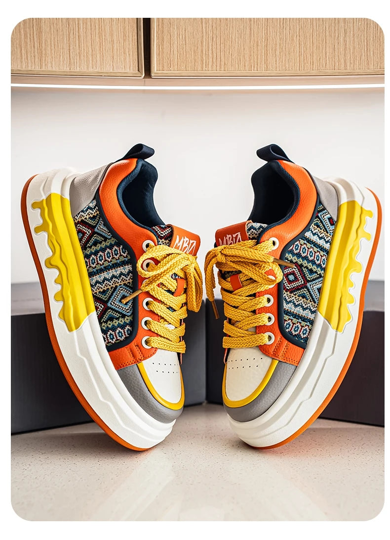 FBA Men's Casual Canvas Anti-Slip Sneakers | Lightweight Breathable Sports Shoes