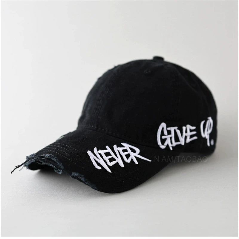 Vintage Letter Embroidered Baseball Cap | FBA Vibes