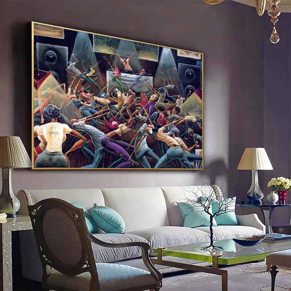 Ernie Barnes & African American Art Canvas Print | FBA Vibes