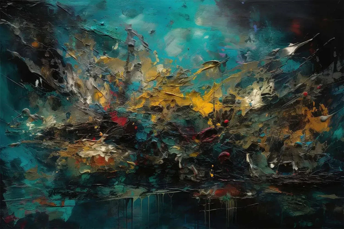 Abstract Paint by Numbers Kit | DIY Oil Painting on Canvas | FBA Vibes