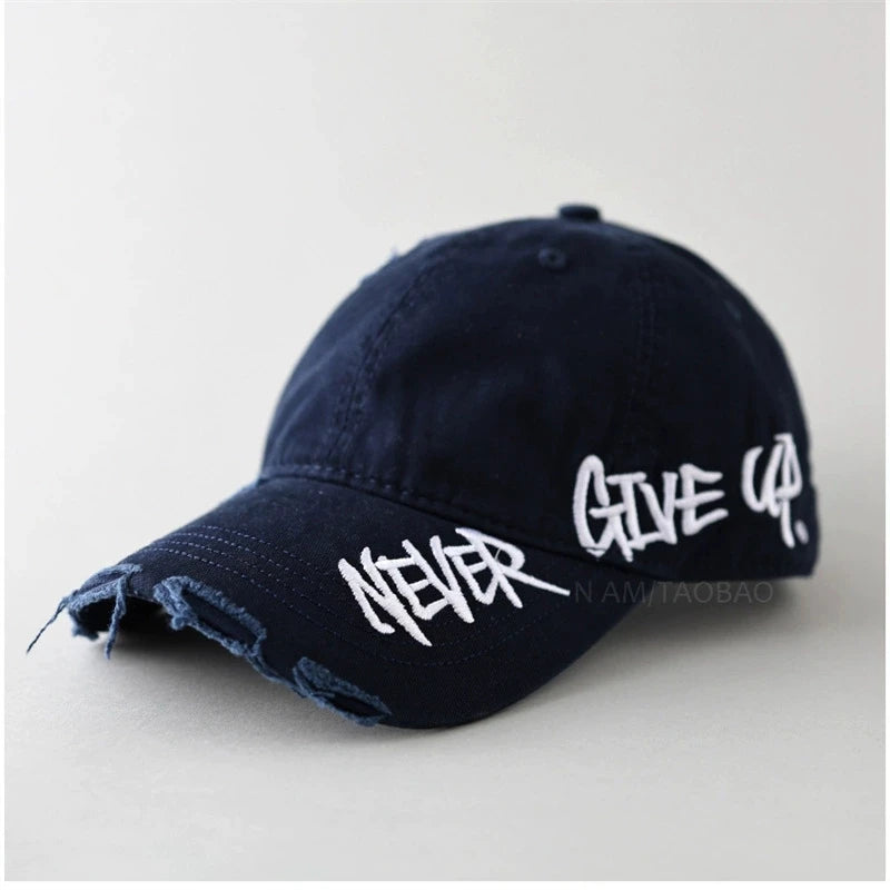 Vintage Letter Embroidered Baseball Cap | FBA Vibes