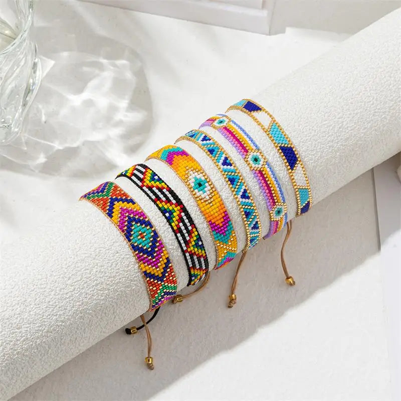 FBA Boho Handmade Beaded Bracelet for Women | Mexico Fashion Jewelry