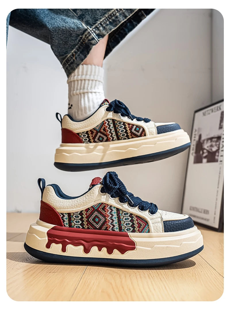 FBA Men's Casual Canvas Anti-Slip Sneakers | Lightweight Breathable Sports Shoes