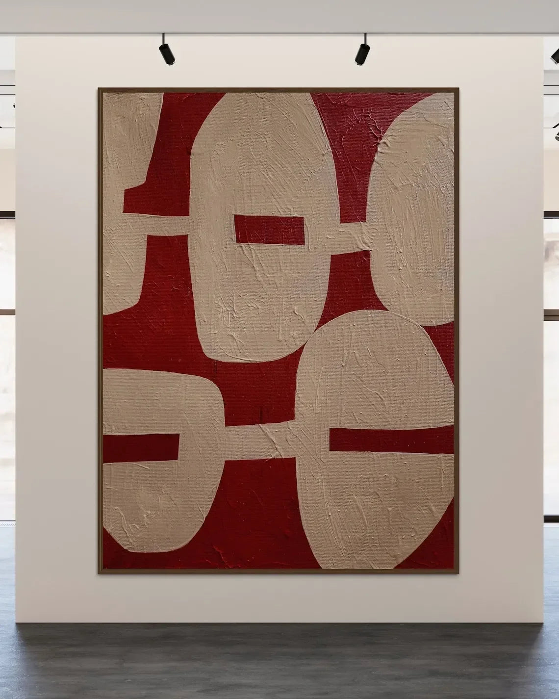 Abstract Geometric Canvas Print | Minimalist Wall Art | FBA Vibes