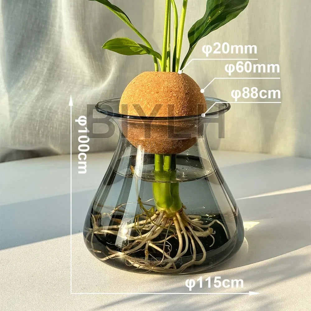 Saturn Glass Vase | Nordic Hydroponic Flower Vase for Home Decor