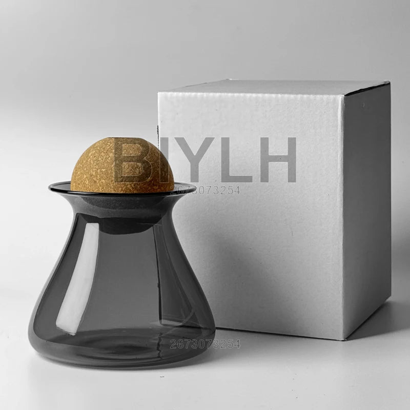 Saturn Glass Vase | Nordic Hydroponic Flower Vase for Home Decor