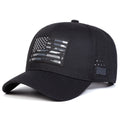 FBA American Flag Patch Breathable Baseball Cap | Outdoor Sports Hat