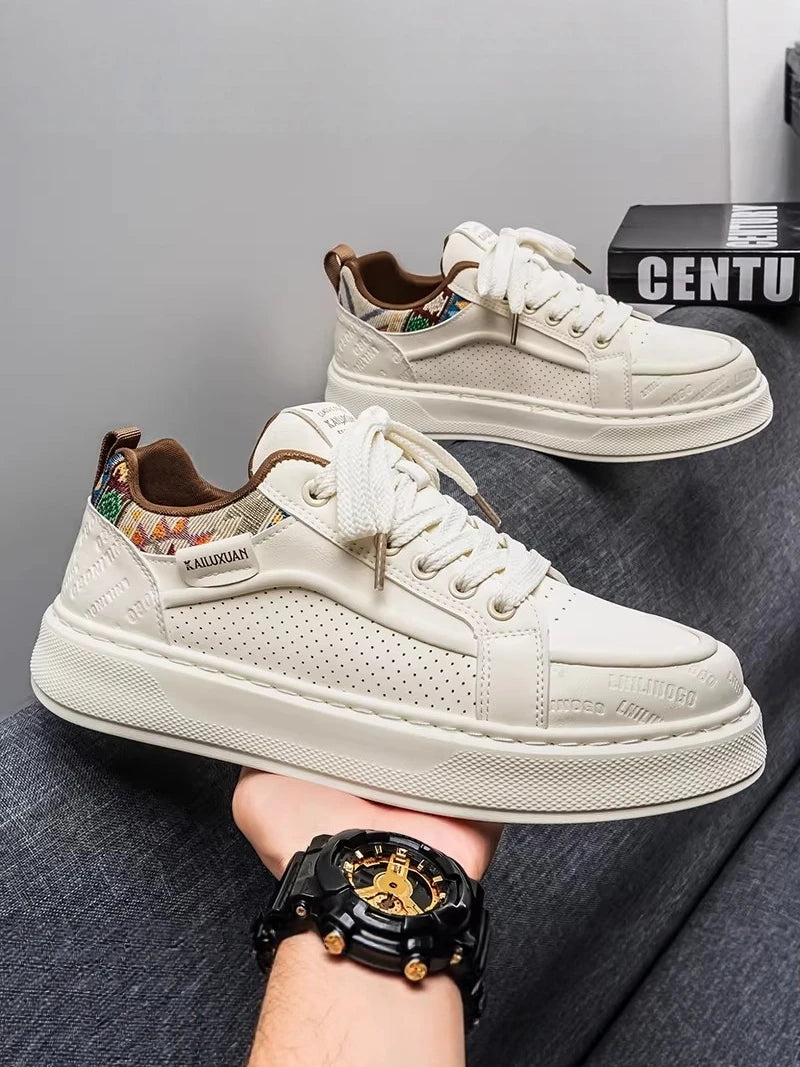 FBA Men's Breathable Thick Bottom Anti-Slip Sneakers | Lightweight Casual Shoes