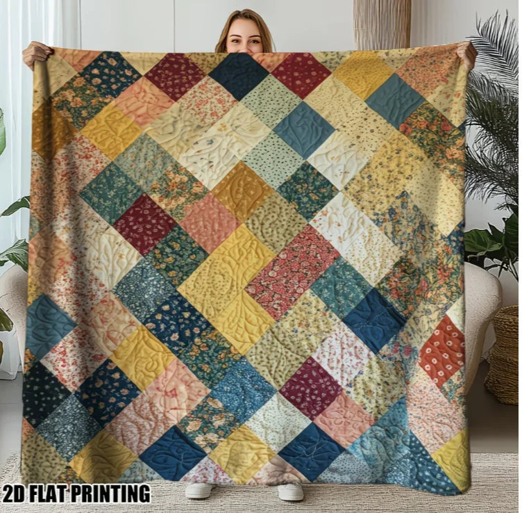 Native American Tribal Diamond Star Throw Blanket – 8 Colors | FBA Vibes