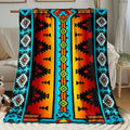 Native American Tribal Diamond Star Throw Blanket – 8 Colors | FBA Vibes