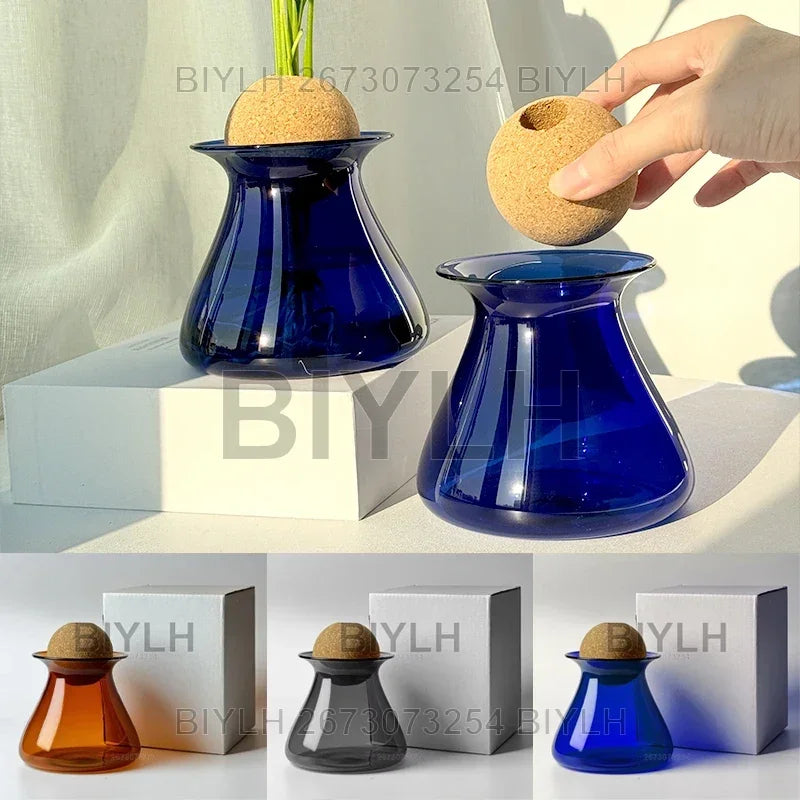 Saturn Glass Vase | Nordic Hydroponic Flower Vase for Home Decor