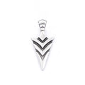 FBA Native Stainless Steel Arrow Pendant Necklace | Hip Hop Amulet Jewelry