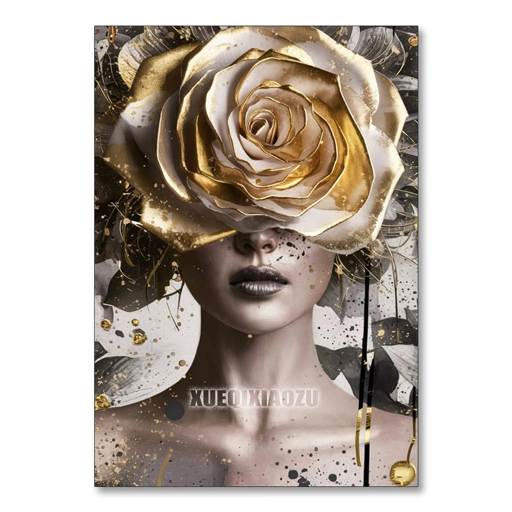 Abstract African Woman Diamond Painting Kit | Full Drill 5D DIY Mosaic Art