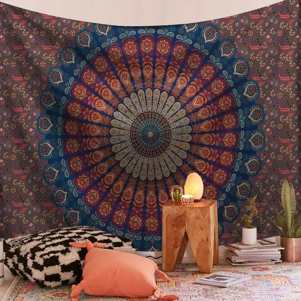 Indian Mandala Print Tapestry Blanket – 24 Designs | FBA Vibes