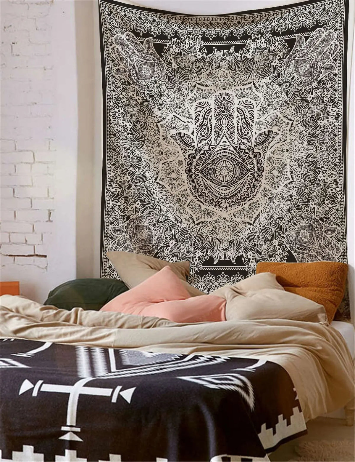 Indian Mandala Print Tapestry Blanket – 24 Designs | FBA Vibes
