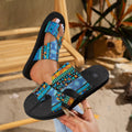 Women's Platform Beach Slides | Colorful Open Toe Summer Slippers | FBA Vibes