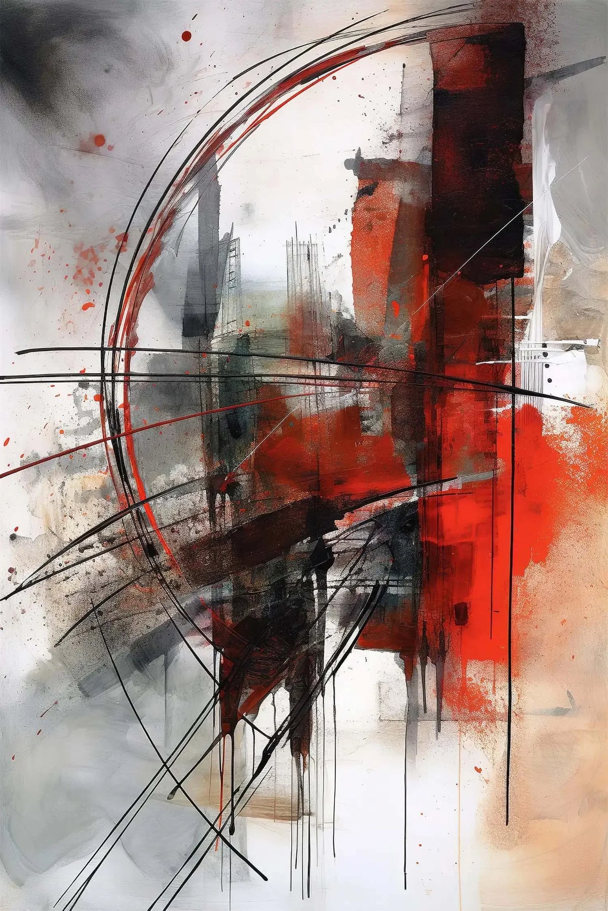 Abstract Paint by Numbers Kit | DIY Oil Painting on Canvas | FBA Vibes