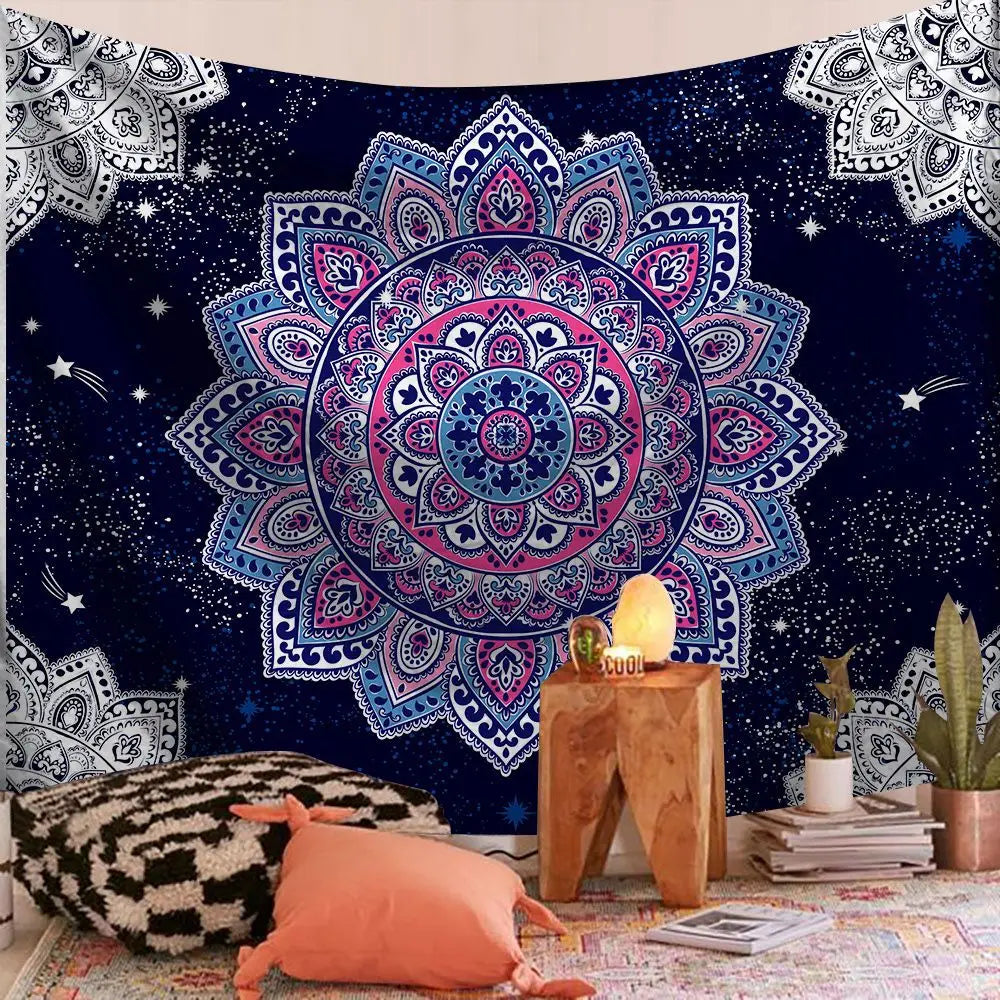 Indian Mandala Print Tapestry Blanket – 24 Designs | FBA Vibes