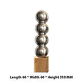 Nordic Geometric Wood & Metal Flower Vase | Luxury Artistic Home Decor