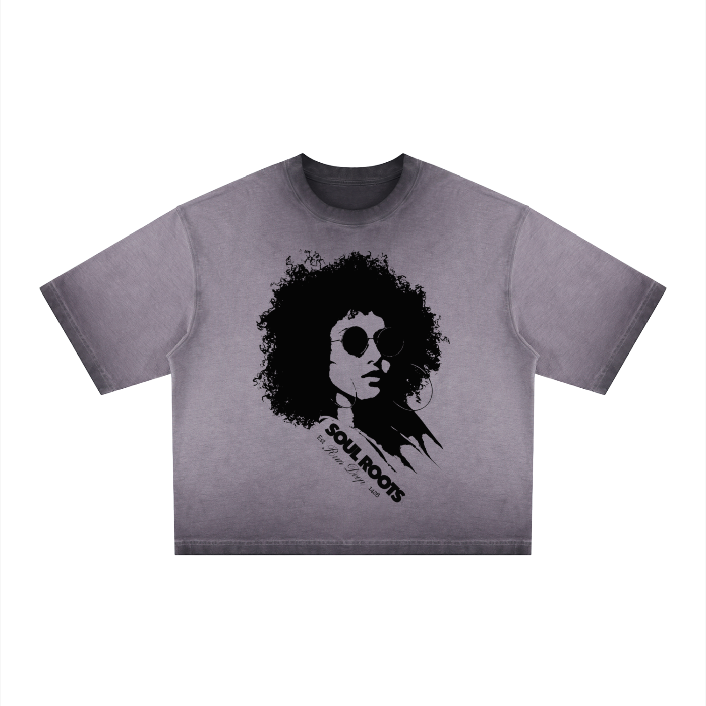 Soul Roots Blue Dyed Boxy T-Shirt
