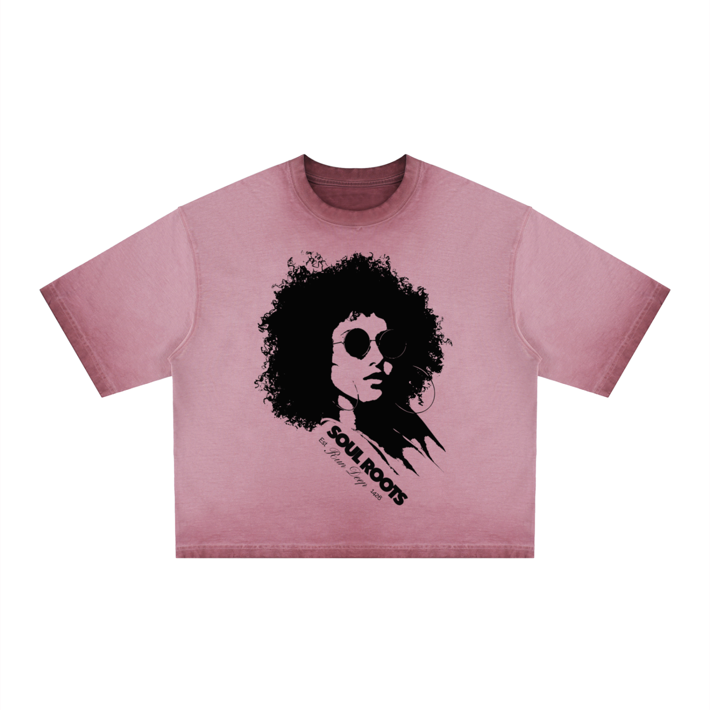 Soul Roots Blue Dyed Boxy T-Shirt